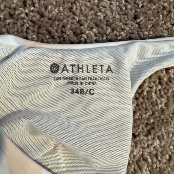 Athleta Crossback Sports Bra – Size 34B/C - Picture 3 of 3